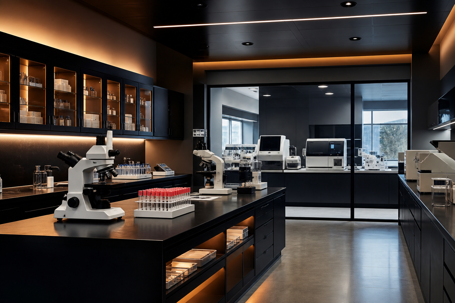 Interior del laboratorio